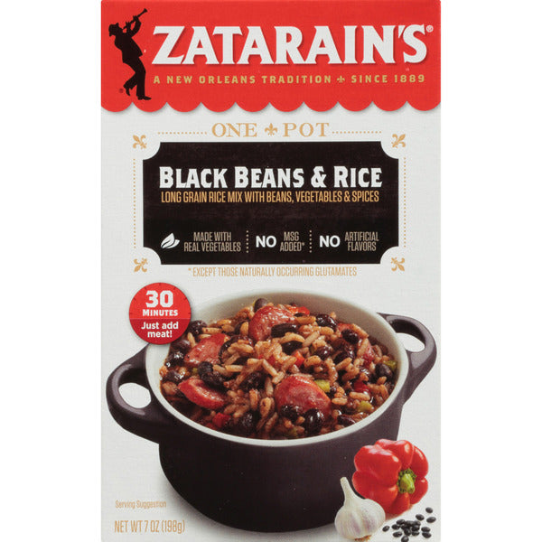 Mélange de dîner de haricots noirs et de riz Zatarain's
