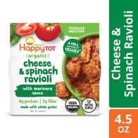 Happy Tot Organics Organic Cheese & Spinach Ravioli