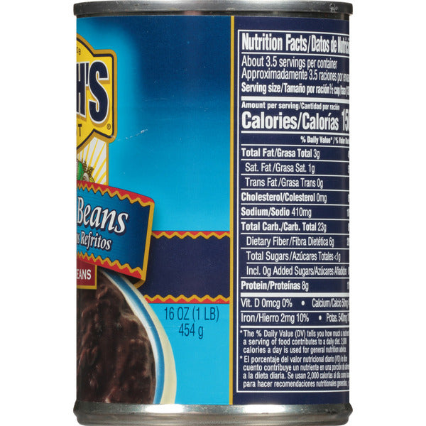 Haricots noirs refrits Bush's Best