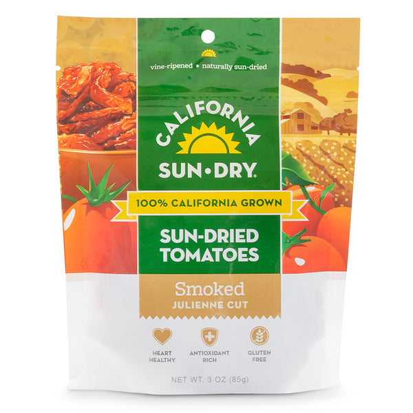 California Sun Dry Smoked Julienne Cut Sun-Dried Tomatoes