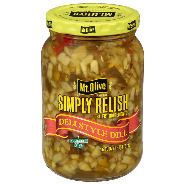 Mt. Olive Simply Relish, estilo deli eneldo