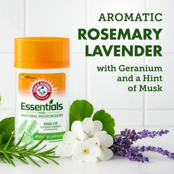 Desodorante Arm & Hammer Essentials - Romero y Lavanda Fresca