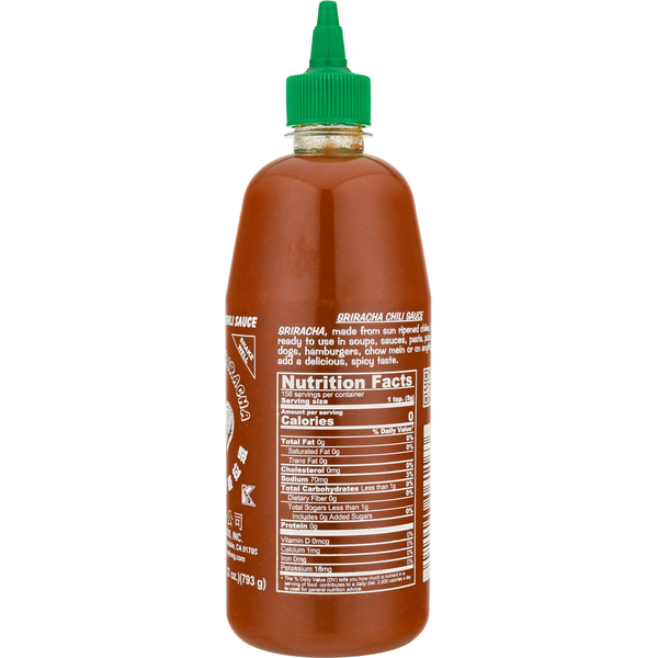 Salsa Picante de Chile Sriracha Huy Fong Foods