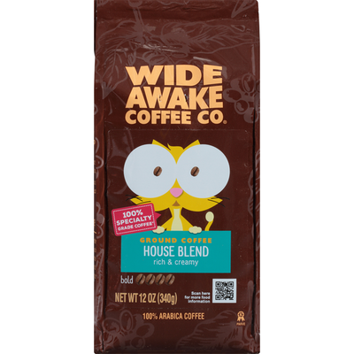 Wide Awake Bold Roast House Blend 100% Arabica Ground Coffee