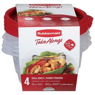 Conteneurs de stockage alimentaire Rubbermaid petits avec couvercles, 3,2 tasses