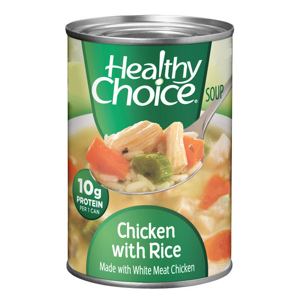 Soupe en conserve au poulet et au riz Healthy Choice