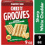 Cheez-It Grooves Sharp White Cheddar Crackers, 9 oz