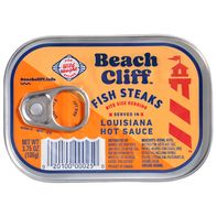 Beach Cliff Louisiana Hot Sauce Fish Steaks