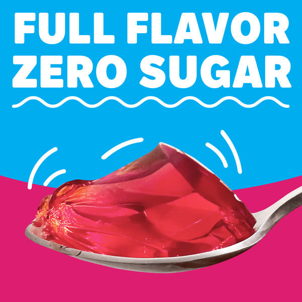 Gelée Jell-O Zero Sucre Saveur Framboise