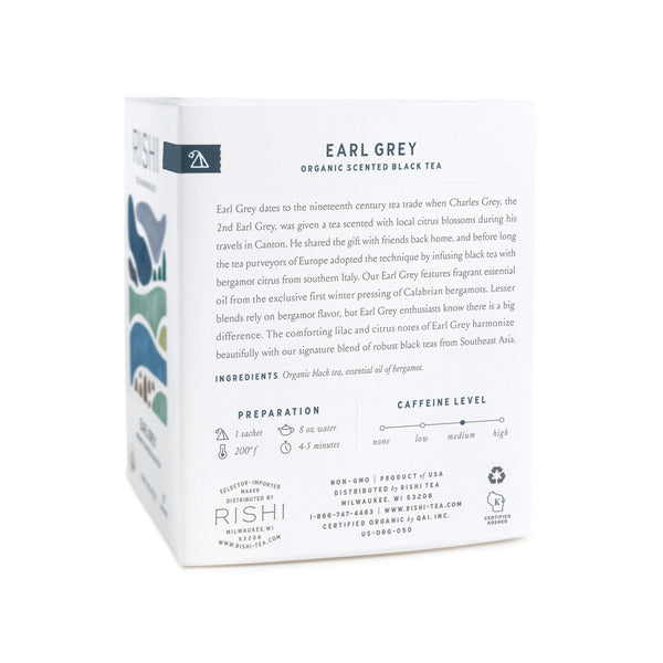 Rishi Tea & Botanicals Earl Grey Tea Sachets