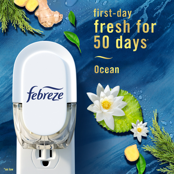 Febreze Plug In Air Freshener Scented Oil Refill - Ocean