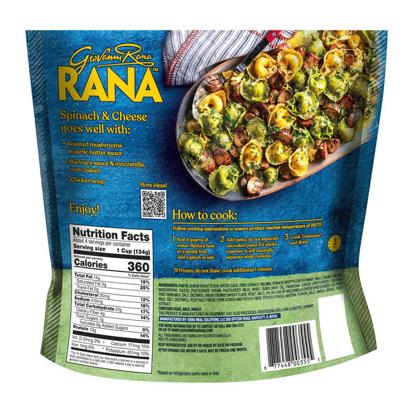 Rana Spinach & Cheese Tortelloni