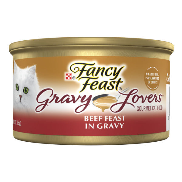 Purina Fancy Feast Gravy Lovers Boeuf Gourmet pour Chats