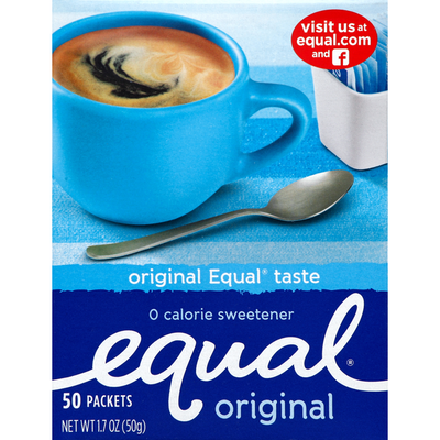 Edulcorante Equal, 0 Calorías, Original