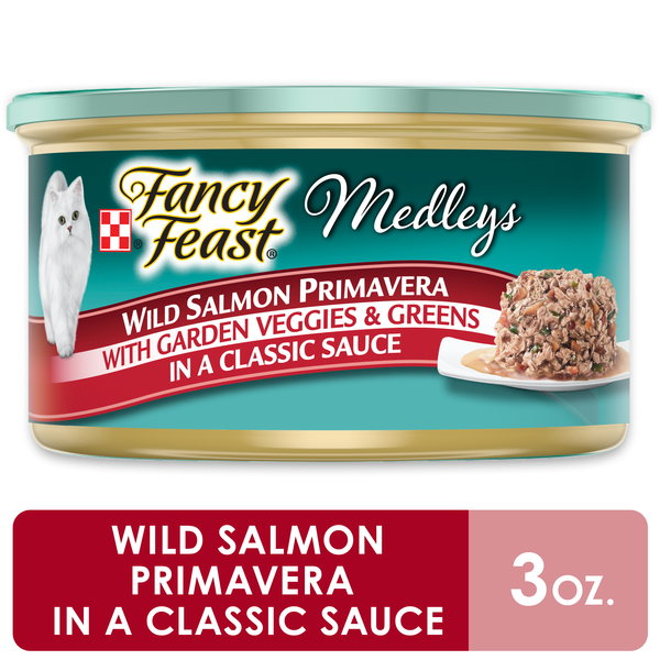 Purina Fancy Feast Medleys Saumon Sauvage Primavera pour Chats