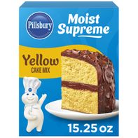 Pillsbury Moist Supreme Yellow Cake Mix, 15.25 oz