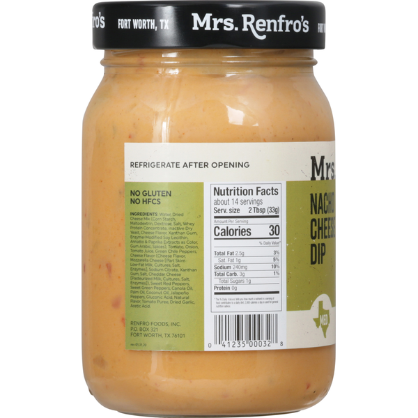 Mezcla para Dip de Queso Nacho de Mrs. Renfro