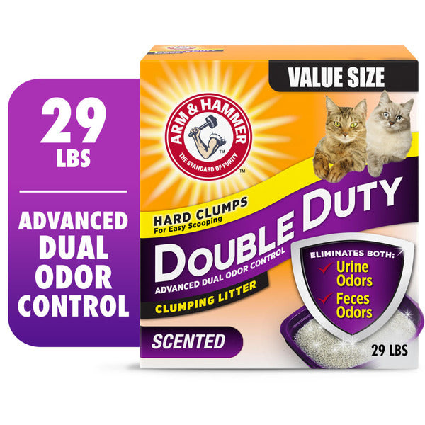 Arena de Gato Arm & Hammer Double Duty Control Avanzado de Olores