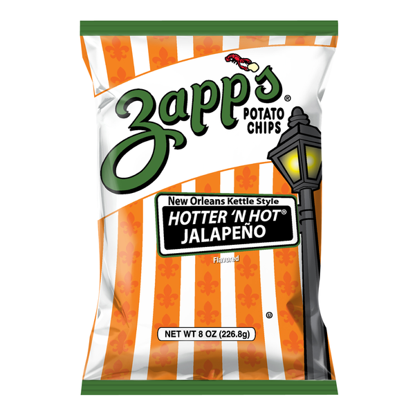 Zapp's Hotter 'N Hot Jalapeño Kettle Style Potato Chips