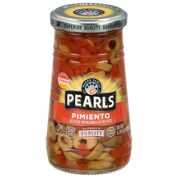 Aceitunas Manzanilla Sliced Pimiento Pearls