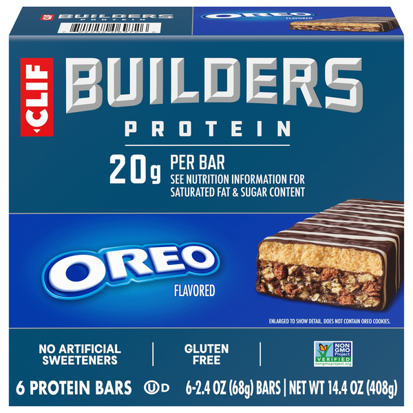 Barres de protéines au goût Oreo de Builders