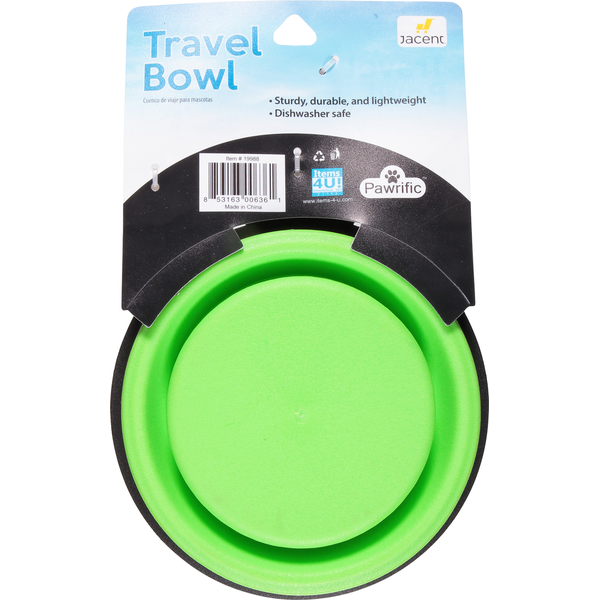 Tazón de Viaje Paw-rific - Capacidad de 20 Onzas