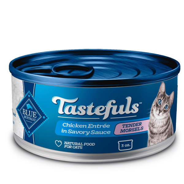 Blue Buffalo Tastefuls Comida Húmeda Natural para Gatos Adultos - Entrée de Pollo