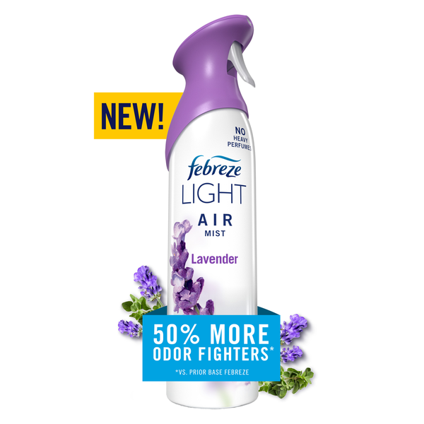 Spray désodorisant Febreze Air Mist - Parfum Lavande Légère