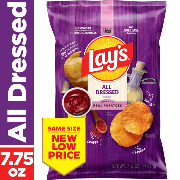 Chips de pomme de terre Lay's Tout Dressed