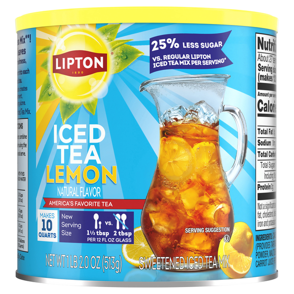 Lipton Lemon Iced Tea - Refreshing Beverage Experience
