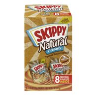 Pâte à tartiner SKIPPY Natural Peanut Butter en sachet individuel