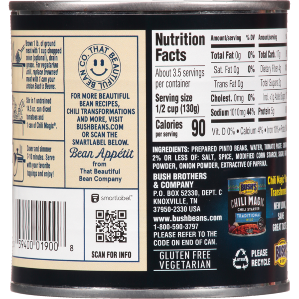 Bush's Best Classic Homestyle Chili Magic Starter