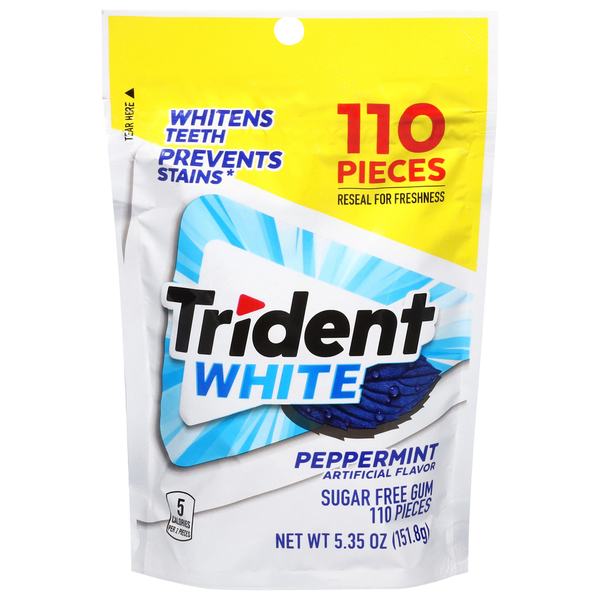 Chicle de Menta Sin Azúcar Trident