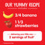 Happy Baby Organics Clearly Crafted Stage 2 Bananas & Strawberries 4 oz Jar