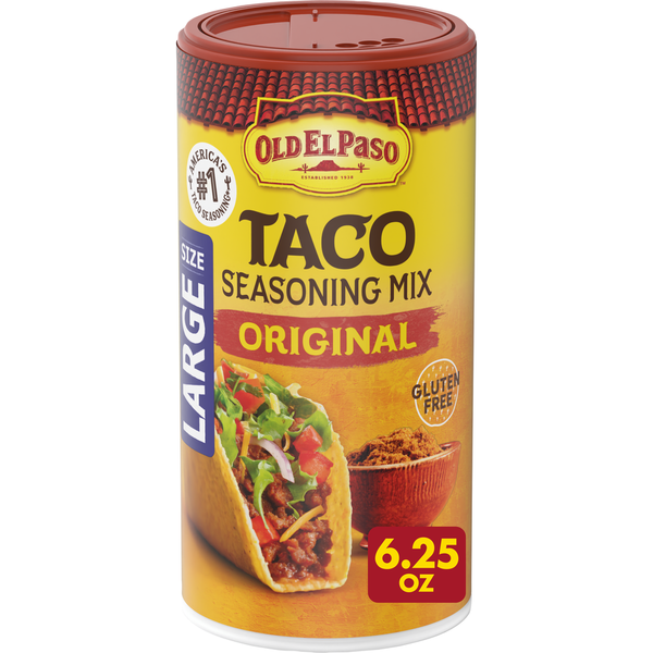 Old El Paso Taco Seasoning, Original - Tamaño Grande