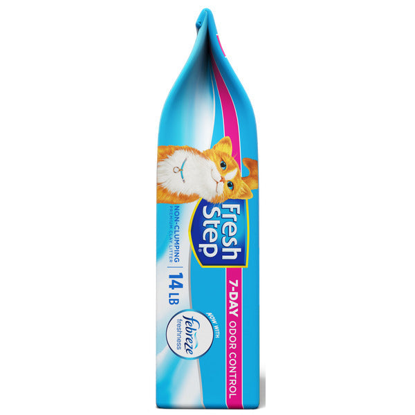 Fresh Step Non-Clumping Cat Litter with Febreze Freshness