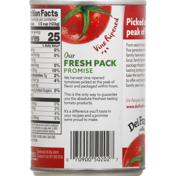 Dei Fratelli Tomates Diced Petites