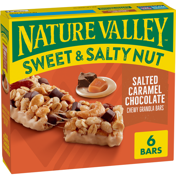 Barras de Granola con Chocolate y Caramelo Salado Nature Valley