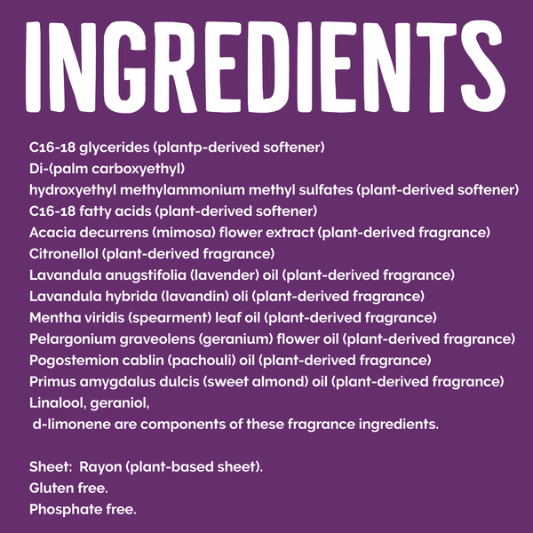 Seventh Generation Dryer Sheets - Fresh Lavender Scent