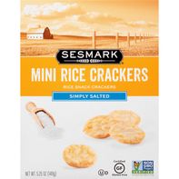 Sesmark Mini Rice Crackers - Simple Salted