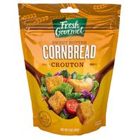Croûtons Gourmet Frais, Beurre Sucré, Pain de Maïs