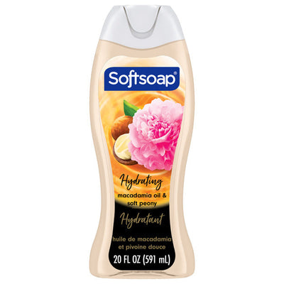 Softsoap Moisturizing Body Wash Gel with Macadamia Oil & Soft Peony