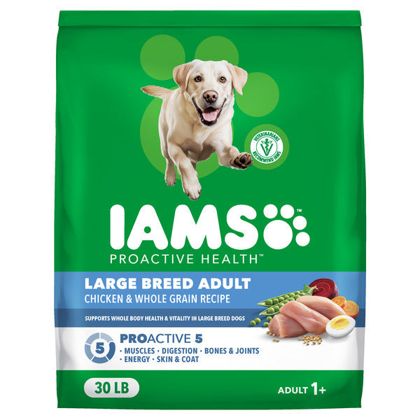 IAMS Proactive Health Large Breed Adult Dog Food - 30 lb. Bag