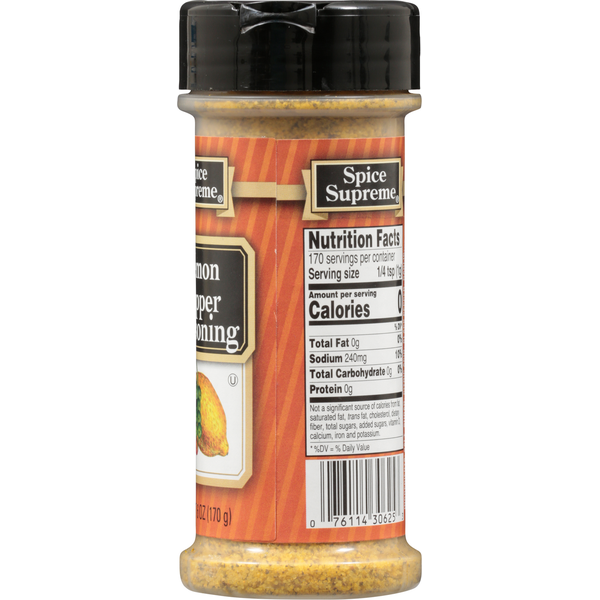 Spice Supreme Seasoning - Lemon Pepper Blend