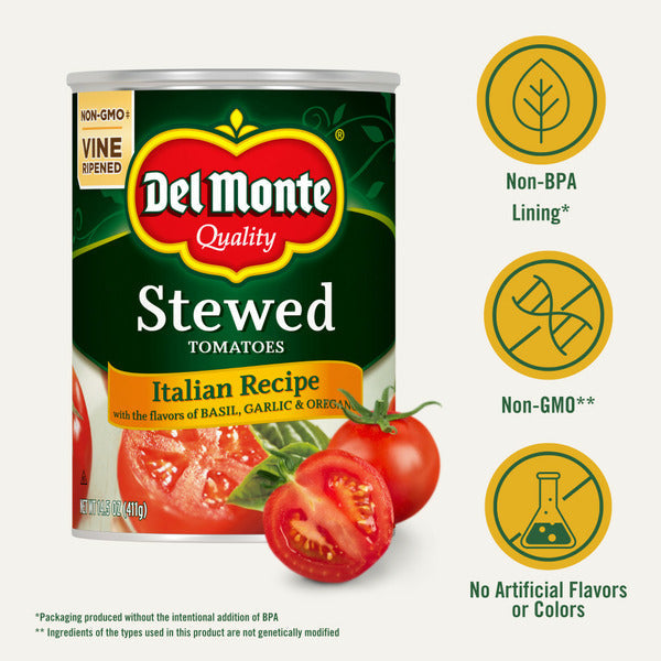 Del Monte Italian Recipe Stewed Tomatoes