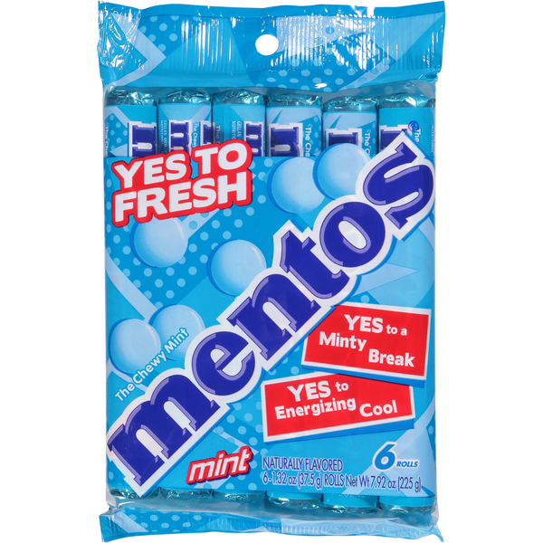 Caramelo Menta Masticable Mentos - Delicia Refrescante