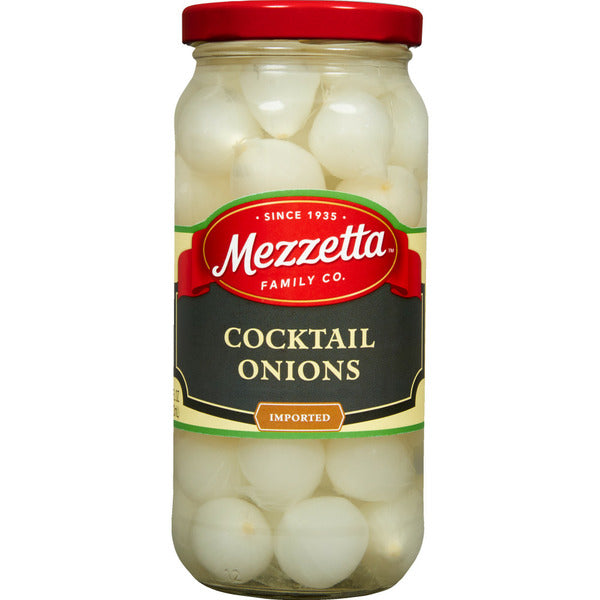 Cebollas de cóctel Mezzetta - Delicias encurtidas premium