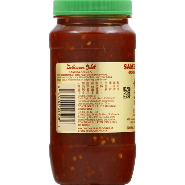 Pâte de piment frais Huy Fong Foods - Sambal Oelek