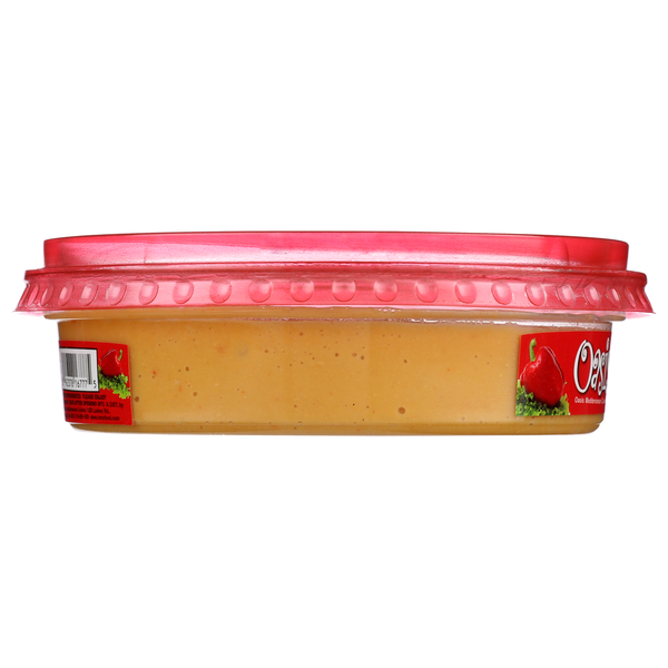 Hummus de Pimiento Rojo Asado Sin Grasa de Oasis Cocina Mediterránea