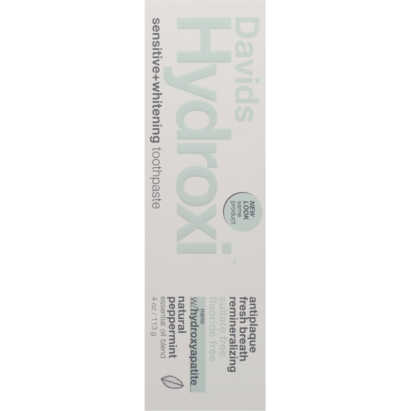DAVID Dentifrice Naturel Menthe Poivrée Sensible + Éclaircissant